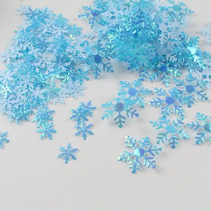 300pcs Felt snowflakes Christmas decorations Mini Snowflake