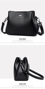 Bolsos de Mano Grandes de Cuero para Mujer, Diseño de Lujo, Carteras de PU, Bolsos de Mano Sencillos y Modernos para Dama - Product Image 4