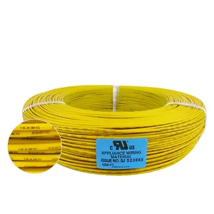 UL1331 16awg 19/0.30TS OD2.53 cable rojo negro amarillo color alta resistencia de aislamiento excelentes propiedades de resistencia mecánica