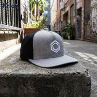 Gorra de Béisbol Deportiva, Informal, Moderna, para Hombre y Mujer, de Primera Calidad, Color Gris Jaspeado, de Dos Tonos, Estructurada, Acolchada en la Parte Delantera, Transpirable