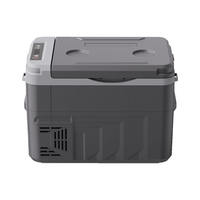 Mini réfrigérateur de voiture 15L, compresseur DC Anuoda 12V/24V/AC, Toyota RAV4 2006-2013, réfrigérateur-congélateur noir
