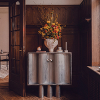 Kenop Kabinet Desain Bunga Vintage Modern MAXERY dari Paduan Seng, Perlengkapan Furnitur Dekoratif, Gagang Pintu Laci