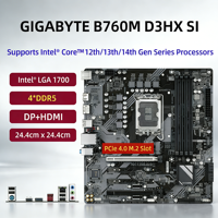Carte mère d'ordinateur de bureau GIGABYTE B760M D3HX SI M ATX, Intel B760 LGA1700, mémoire DDR5, prise en charge de 192 Go, processeur de 12e/13e/14e génération pour PC