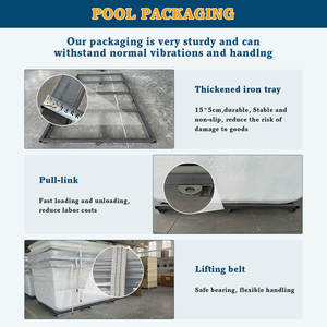 <span class=keywords><strong>Mini</strong></span> <span class=keywords><strong>Piscine</strong></span> Familiale Hors-Sol ou Semi-Enfouie en Fibre de Verre de Haute Qualité <span class=keywords><strong>pour</strong></span> <span class=keywords><strong>Jardin</strong></span> d'Hôtel - Product Image 6