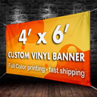 Drapeau en polyester personnalisé 3x5 pieds, double face, impression numérique par sublimation, pour la promotion, les salons professionnels et la décoration extérieure