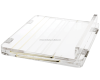 Présentoir d'ordinateur Offre Spéciale personnalisé en usine, présentoir Transparent de stockage de livres en acrylique, présentoir Transparent avancé