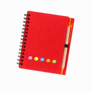 Custom Logo Kraft Paper Notepad Memo <b>Pad</b> Sticky Notes Organizer Spiral Bound <b>Notebook</b> with Ballpoint Pen - Product Image 5