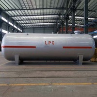 2.5ton réservoir de gaz gpl 5000 litres réservoir de stockage gpl pour l'utilisation de la station-service nigériane