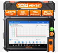 Herramienta de Diagnóstico Automotriz Bidireccional OTOFIX D1 LITE con Escáner OBD2, Versión Mejorada de MaxiCOM MK808BT / 808 MaxiCheck MX808