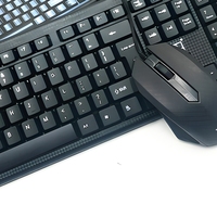 Clavier de bureau USB filaire 104 touches à axe marron, Plug-and-Play, élégant, pour le bureau et le gaming, avec souris – En stock