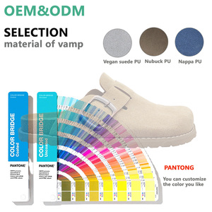 Dames EVA Mules Comfortabele Suède Slippers met Gesloten Teen en Kurken Zool voor Binnen en Buiten, Lente - Product Image 5