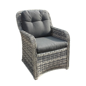 Muebles de Jardín de ratán para exteriores, mesa Rectangular, juego de comedor, 7 piezas - Product Image 4