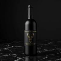Étiquettes de vin personnalisées en feuille d'or, autocollants imperméables Solaris Vineyard, papier texturé noir de luxe, bouteilles en verre haut de gamme, XGS DECAL