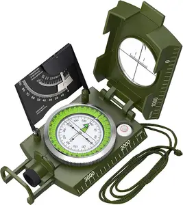 Orientação Bússola-Caminhadas Mochila Bússola-Advanced Scout Compass Camping e Navegação