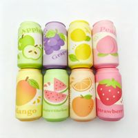 Hot verkopende schattige macaron fruit frisdrankblikje fidget toy slow rebound decompressie speelgoed groothandel fabriek