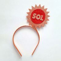2024 jolie paillettes feutre princesse bandeau offre spéciale enfants fille feu fée baguette cheveux accessoires bandeau