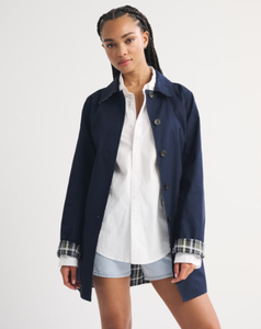 LEDUO Chaqueta Cortavientos Casual Dos en Uno Reversible y Ajustable para Mujer, de Poliéster/Algodón, Impermeable, Transpirable y Ecológica - Product Image 3