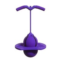 Ballon rebondissant durable rouge et bleu pour enfants, idéal pour le fitness, l'équilibre et la coordination