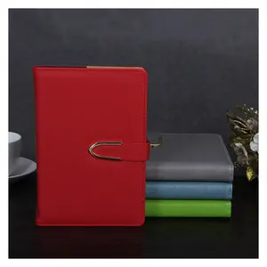 reusable binding business premium paper ring embo printed brown leaf paint embossed 0.7 travel pvc high end leather notebook