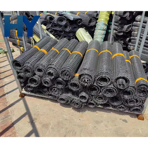 18 inch Dễ dàng lắp ráp <span class=keywords><strong>Polyester</strong></span> nhựa gia cố đất Xây Dựng lưới nhựa đường lái xe bê tông giữ lại geogrids - Product Image 1