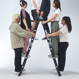 <span class=keywords><strong>Échelle</strong></span> en aluminium à chevrons polyvalente télescopique de Type fort 4x2 4x6 plate-forme pliable moderne <span class=keywords><strong>pour</strong></span> bureau à domicile polyvalent - Product Image 5