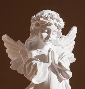 Résine joli petit ange art moderne croquis modèle décorations de ménage figurine mignonne