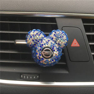 Junsun — désodorisant de <span class=keywords><strong>voiture</strong></span> en cristal, en forme de tête de Mickey, <span class=keywords><strong>bombe</strong></span> désodorisant, produit de haute qualité - Product Image 1