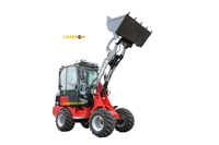 Mini Cargadora de Ruedas CASEREM 4WD Nueva de 18.2kW con Motor Diésel Eaton, Sistema Hidráulico Euro5, 1 Año de Garantía, Capacidad de Cucharón de 0.6m, Compacta