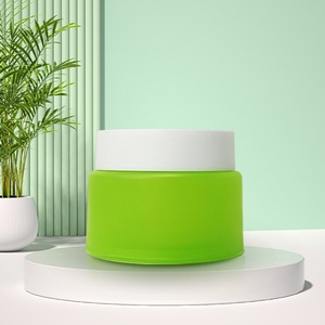 Custom Colored Pot 25g 50g 100g Baby Face Cream Body Butter Cosmetic Packaging Containers Double Wall PP <b>Plastic</b> Balm <b>Jar</b> with l - Product Image 2