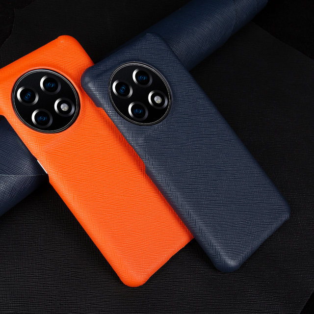 Genuine Leather Cover Cross Mobile Phone Case for One Plus 11 10 9 Pro Genuine Leather Case