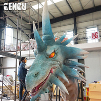 Statue tête de Dragon volant en plastique, Statue d'euro, à vendre