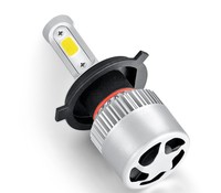 Bombillas LED S2 de Alta Potencia para Faros Delanteros H1/H3/H7/H4/9003/9007/H13, Chip COB de 36W 6000K para Automóviles