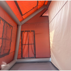 Tente gonflable extra large pour 10 personnes, en tissu Oxford imperméable, dégonflage rapide, avec sol amovible, pour réunion de famille, camping - Product Image 3