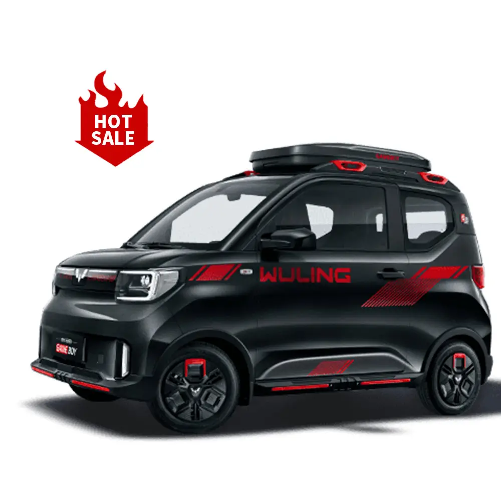 Voiture personnalisable mini électrique à quatre roues wuling hongguang miniev gameboy 200km petite berline voiture d'occasion à vendre fabriqué en chine