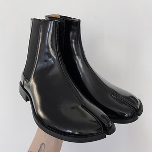 Chaussures Derby Rétro Style Japonais Bottes Martin à Bout Fendu Design Fer à Cheval Tige en PU Artificiel Semelle Extérieure en Caoutchouc Hommes Femmes Toutes Tailles - Product Image 2