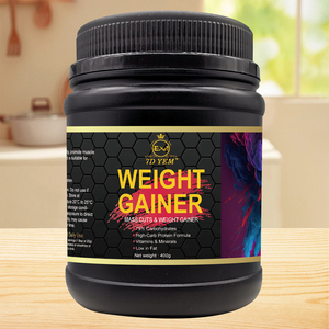 Superventas 7D YEM Weight Gainer 400g OEM High - Carb Protein Powder para el crecimiento muscular y el impulso de calorías - Product Image 4