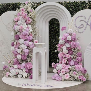 زهور اصطناعية وردية وبنفسجية لتزيين حفلات الزفاف وأعياد الميلاد وحفلات استقبال المولود وخلفيات المسرح وأقواس الكيك وطاولات الديكور - Product Image 5