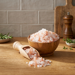 Sal de Roca Comestible Natural Rosa Claro del Himalaya, Granos Refinados, Ideal para Cocinar y como Sal de Mesa, Sal Fina Rosa Oscura del Himalaya - Product Image 1
