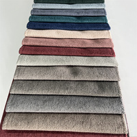 Haute qualité 100% Polyester adhésif canapé tissu uni tricoté tapisserie d'ameublement pour Textiles de maison et meubles pour canapé chaise et jouet