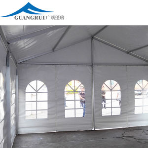Роскошная наружная большая алюминиевая церемония Свадебная палатка белый стиль церковная палатка - Product Image 1