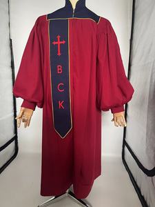 ชุดคลุมนักบวชสีดำคลาสสิกแบบสั่งทำพิเศษ (<span class=keywords><strong>Cassock</strong></span>) - ขายส่ง ฟรี/ขนาดใหญ่พิเศษ โพลีเอสเตอร์ ผลิตจากเจียงซู ระยะเวลาผลิตตัวอย่าง 7 วัน - Product Image 2