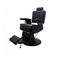 Eurosun 3308 CORRECT Fauteuil de coiffure et de permanente de style Mid-Century, réglable, pivotant, relevable, semi-étui, rotation à 360 degrés, pour salon commercial