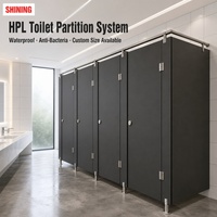 Toilettenkabinen-HPL-Platte, wasserdicht, mit Phenolharz-Kern, für Sanitärbereiche