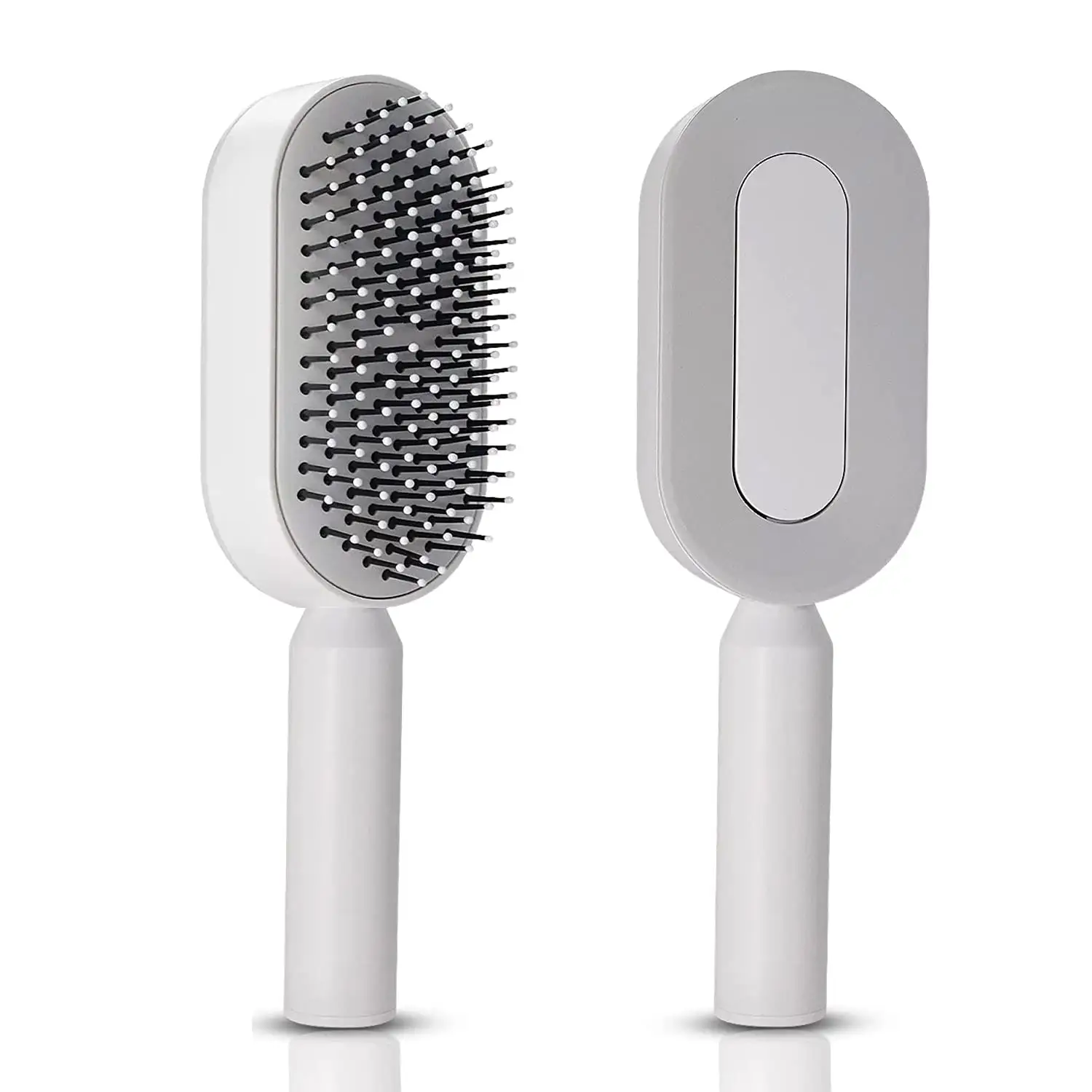 Hot Sale Oem Manual Cleaning 3D Air Cushion Massager Wet Or Dry Detangling Brush Quick Self Cleaning Hair Brush For Women