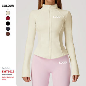 <span class=keywords><strong>Veste</strong></span> de sport en polaire à col montant à séchage rapide personnalisée, <span class=keywords><strong>veste</strong></span> longue à manches longues pour femmes, polaire épaisse et chaude, ensemble de <span class=keywords><strong>veste</strong></span> de yoga - Product Image 1