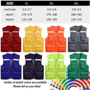 Customized Mesh Reflective Vest Jacket <b>Work</b> <b>Clothes</b> Shirt <b>Construction</b> Clothing Safety <b>Work</b> Reflective Vest With Pocket Logo - Product Image 3