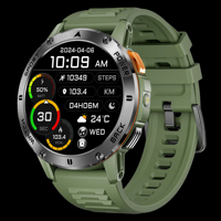 Reloj inteligente LED para exteriores, frecuencia cardíaca, presión arterial, oxígeno, pantalla táctil completa, monitoreo del sueño, salud, reloj inteligente para Android Ios