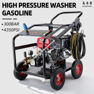 <span class=keywords><strong>Nettoyeur</strong></span> <span class=keywords><strong>haute</strong></span> <span class=keywords><strong>pression</strong></span> à eau froide à essence <span class=keywords><strong>300</strong></span> <span class=keywords><strong>bars</strong></span> 4350 PSI, <span class=keywords><strong>pompe</strong></span> triplex, acier robuste, 14,7 CV, neuf pour atelier de lavage automobile - Product Image 1
