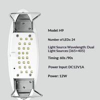 Lampu Ergonomis Elektrik untuk Sandaran Tangan Manikur dengan Timer Otomatis, Bantal Nyaman, Lampu Pengering Kuku, Dudukan Stabil untuk Salon Kuku dan Rumah