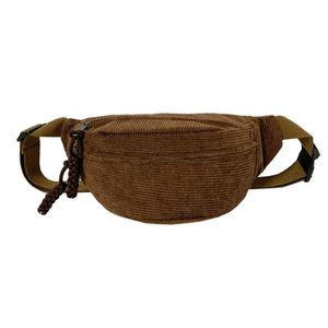 Commercio all'ingrosso di grande capacità marsupio in velluto a coste Street Style <span class=keywords><strong>borsa</strong></span> alla moda a tracolla borse Casual da <span class=keywords><strong>donna</strong></span> <span class=keywords><strong>cintura</strong></span> in vita <span class=keywords><strong>borsa</strong></span> - Product Image 5